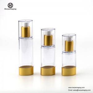 HXL4110 Prázdný akrylový bezvzduchový krém a kosmetická láhev pro péči o pleť